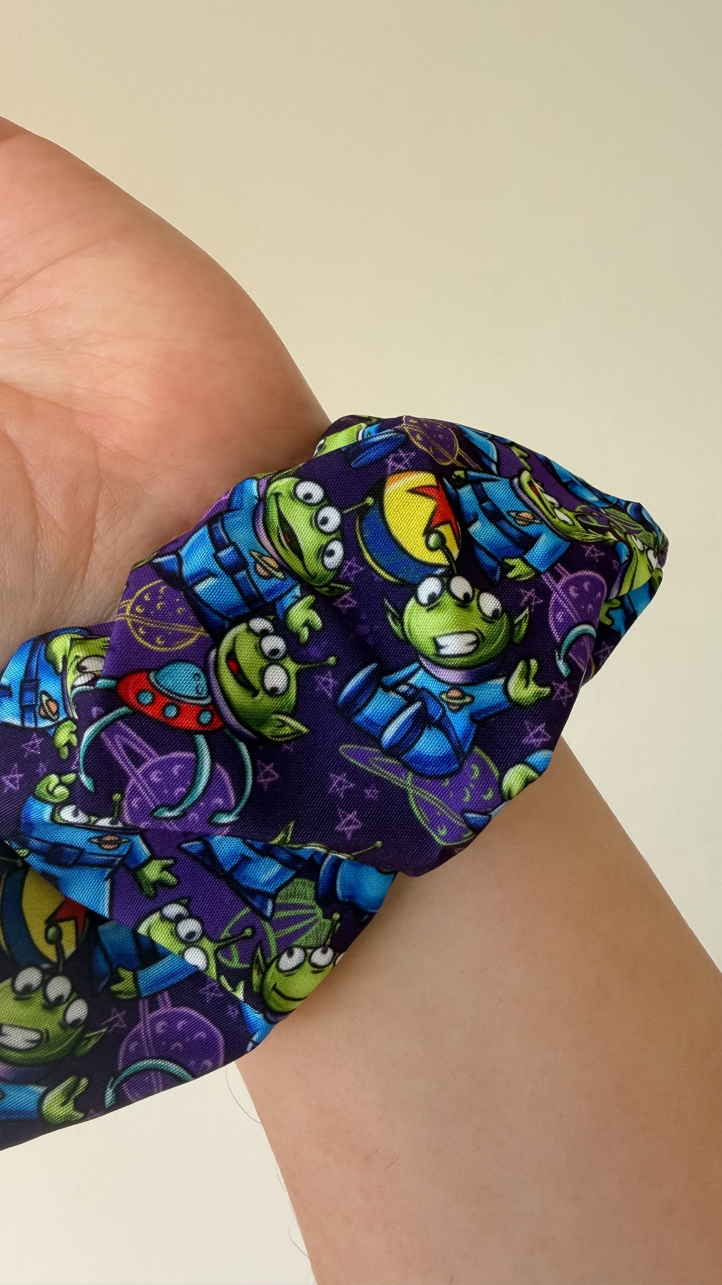 Pizza planet Aliens Scrunchie