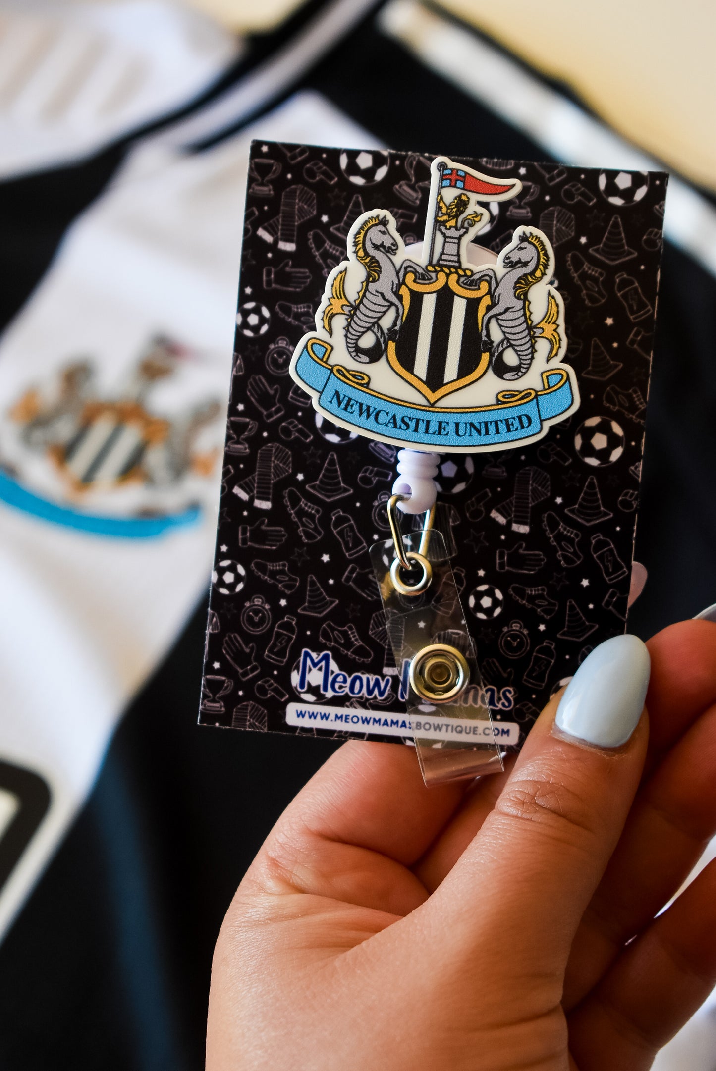 Newcastle united F.C badge reel