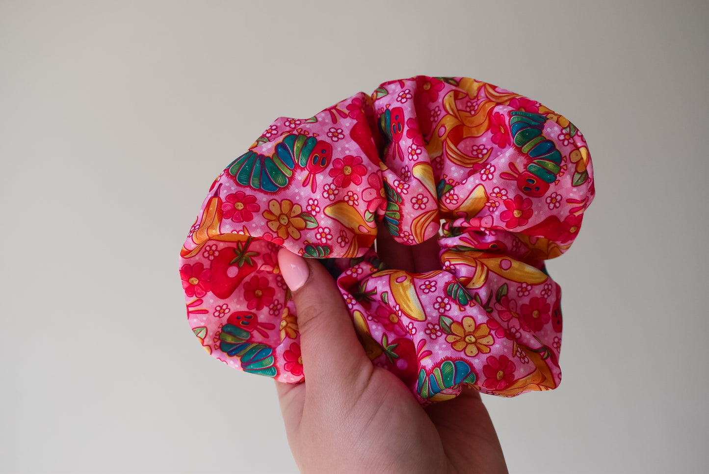 Pastel Caterpillar scrunchie