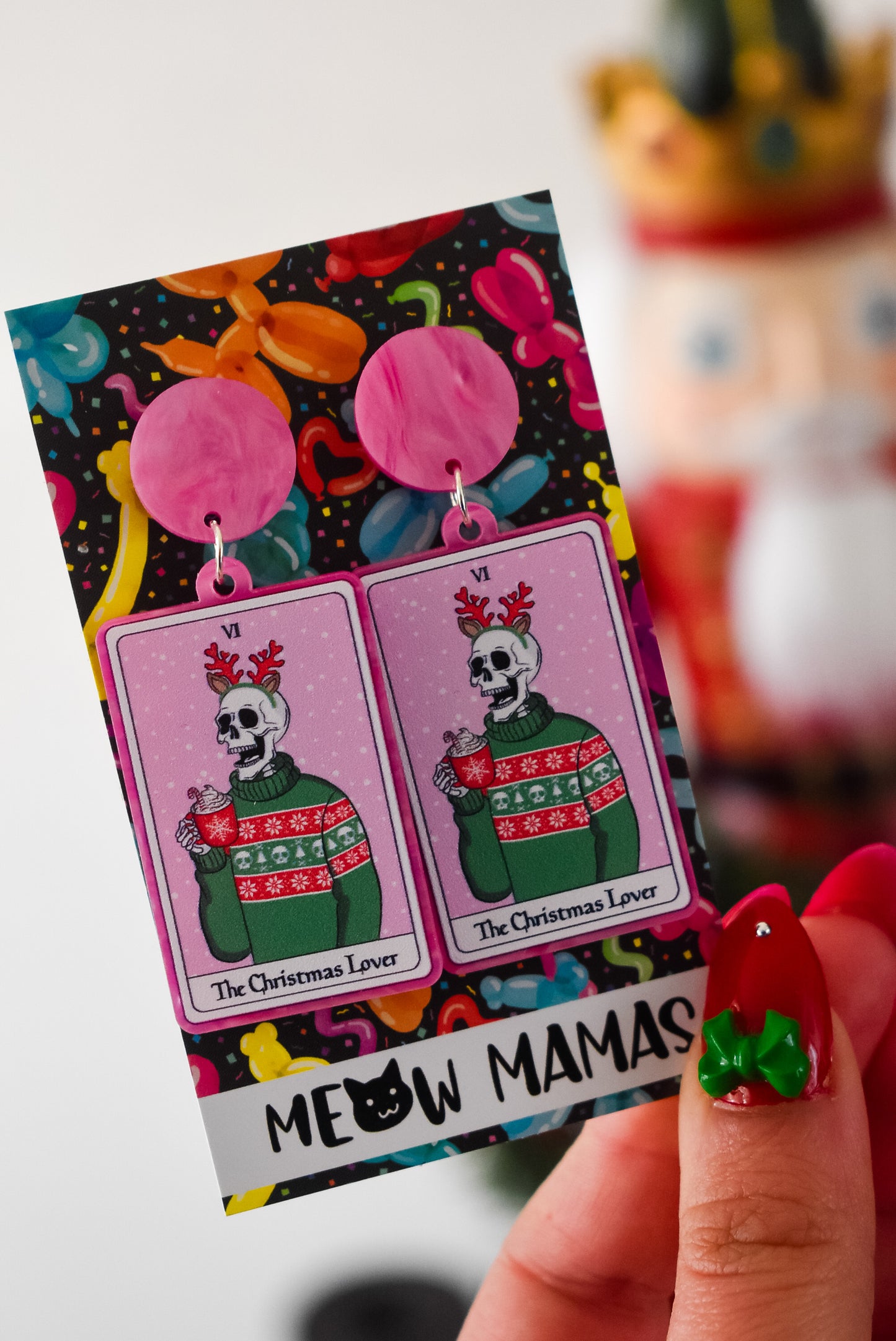 The Christmas Lover dangle earrings