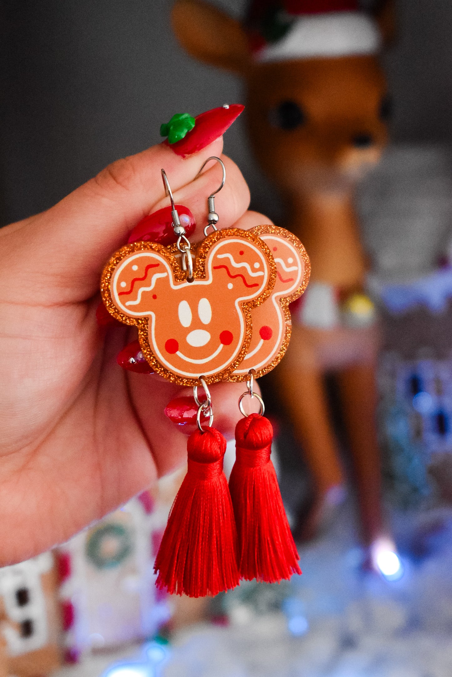 Mickey statement Christmas dangles