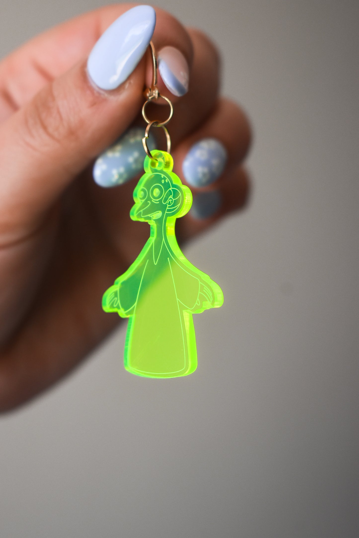 This is your alien acrylic dangle earrings