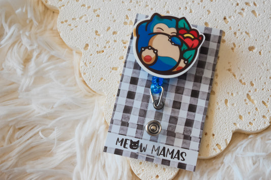 Snorlax Badge reel