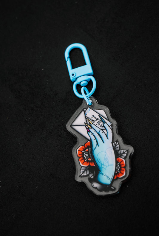 Simply meant to be acrylic keychain