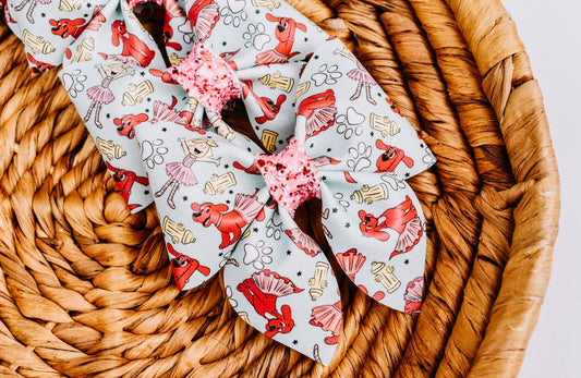 Tutu big red dog sailor bow