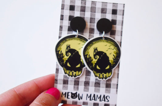 Nightmare dangle earrings