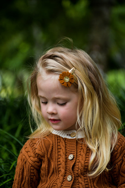 Dainty Daisy SUEDE BROWN