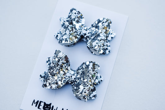 Disco ball Teeny Tiny pigtail set
