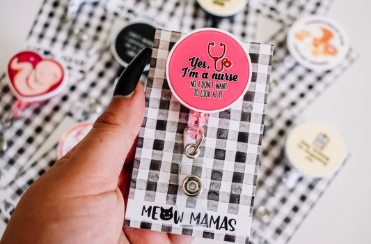 Nurses ick Badge reel