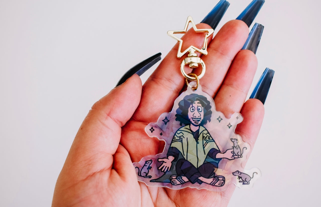 Tio Bruno holographic acrylic keychain