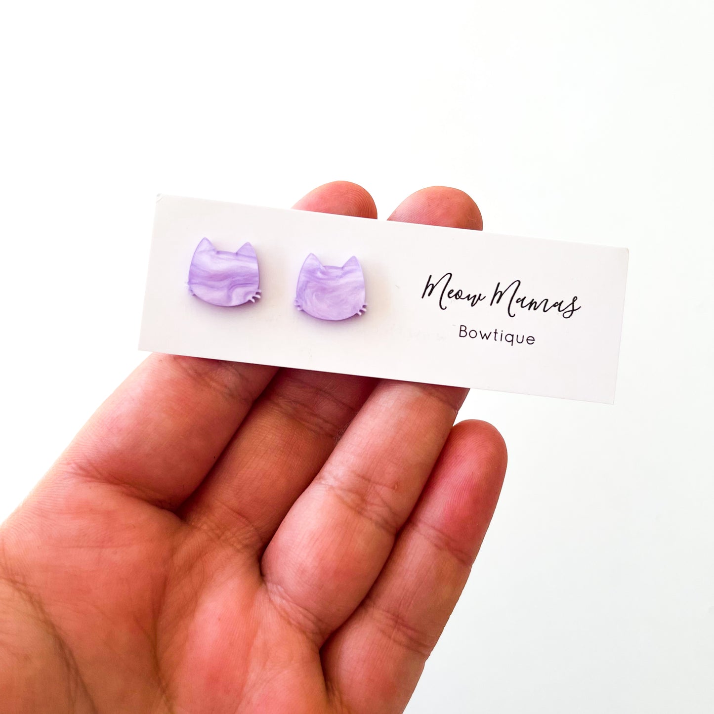 cat head studs PURPLE