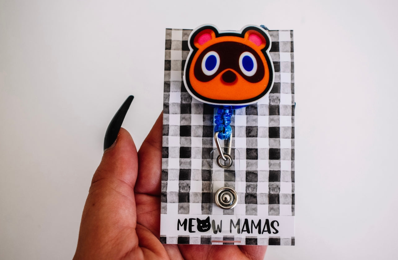 Animal crossing Badge reel